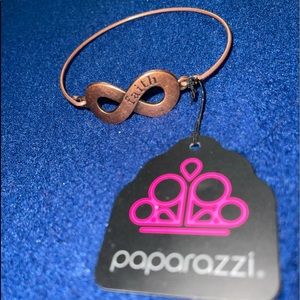 Paparazzi faith bronze bracelet
